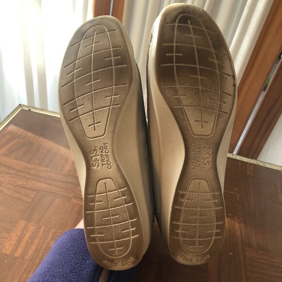 SAS Tripad Comfort Soft Step Ivory Leather Lace Up Woman's Shoes Sneakers 9 1/2 - Picture 5 of 5